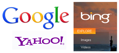 Search engine logos